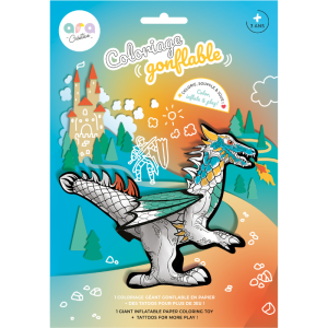 1 Coloriage Gonflable - Dragon Géant à colorier